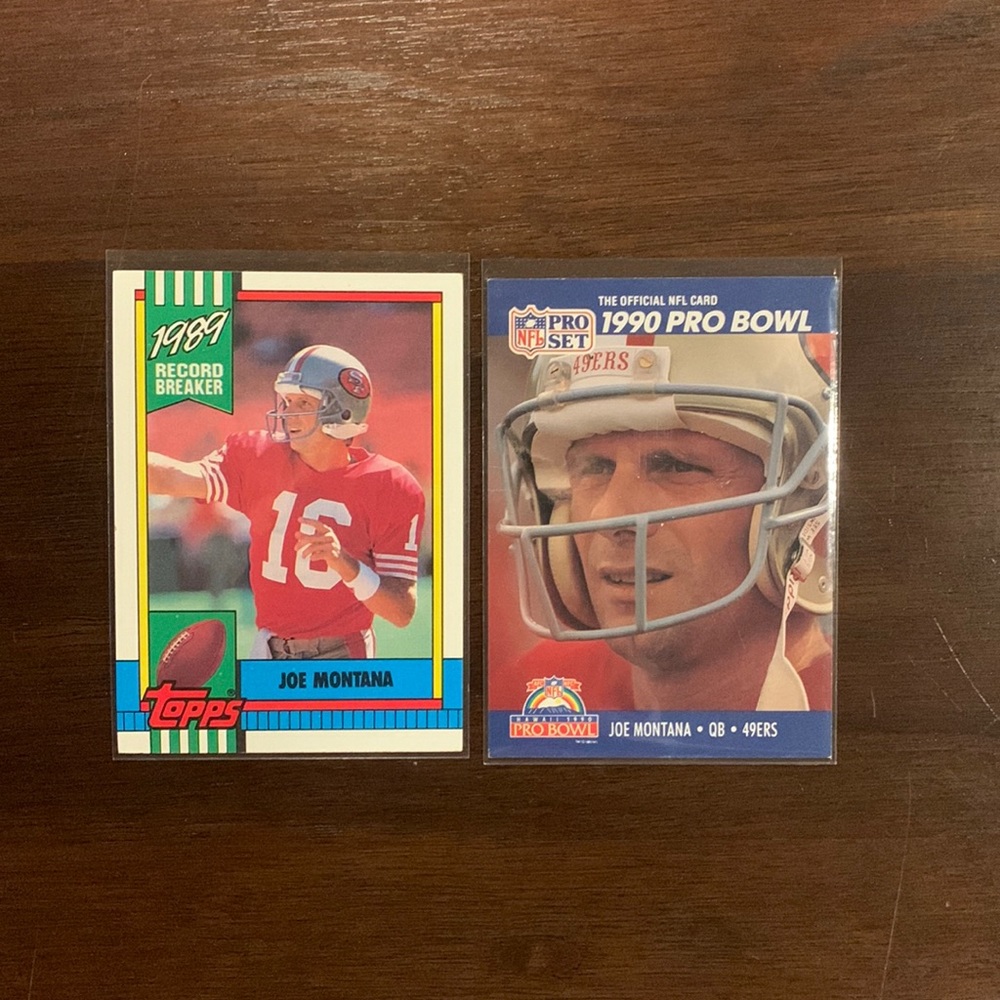 Joe Montana card lot 2